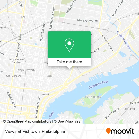 Views at Fishtown map