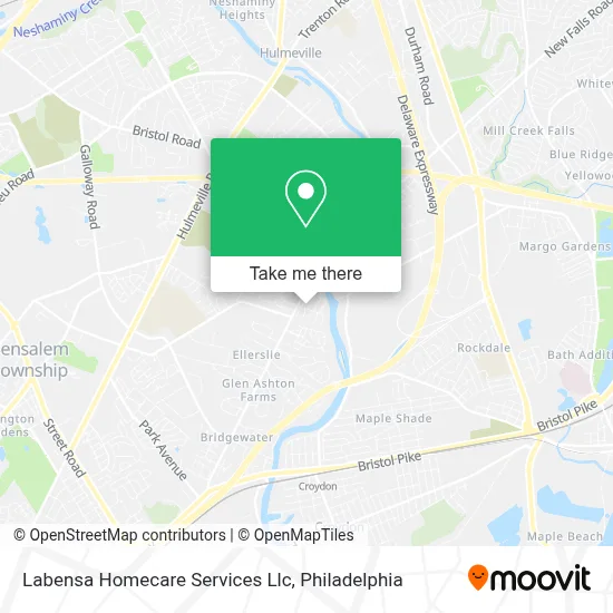 Labensa Homecare Services Llc map