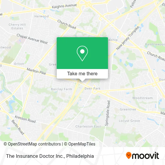 The Insurance Doctor Inc. map