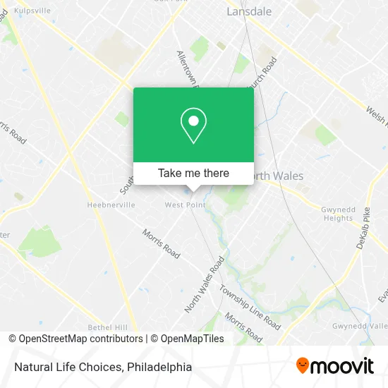Natural Life Choices map