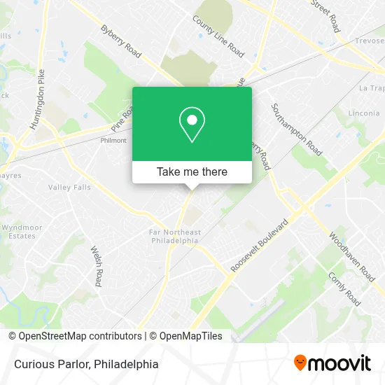 Curious Parlor map