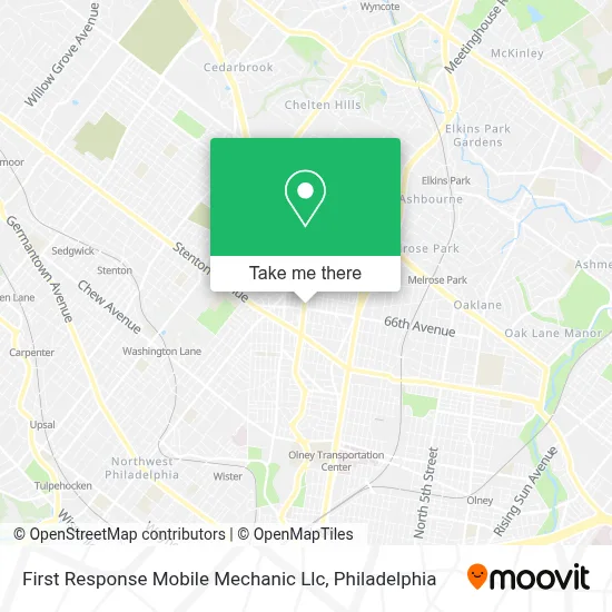 First Response Mobile Mechanic Llc map