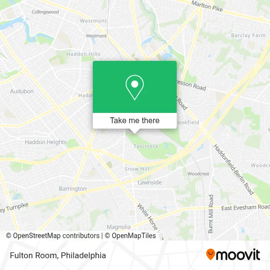 Fulton Room map