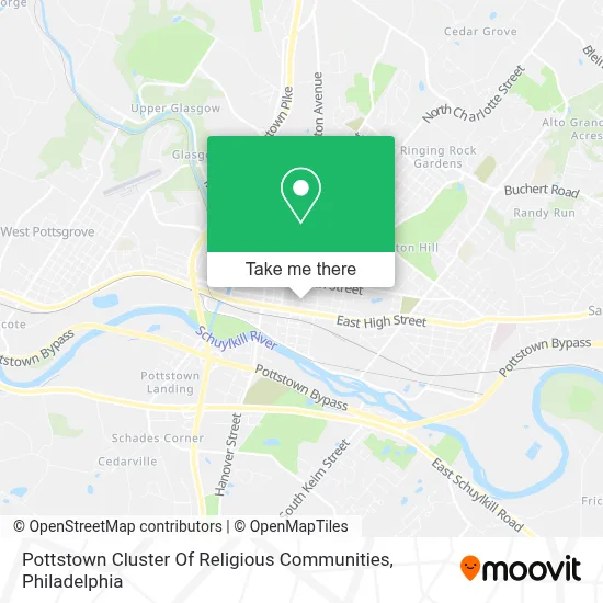 Pottstown Cluster Of Religious Communities map