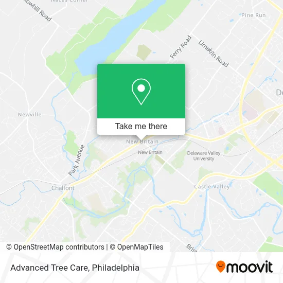 Advanced Tree Care map