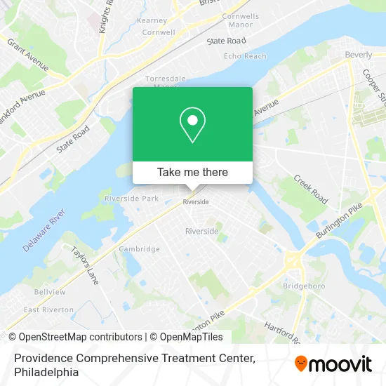 Providence Comprehensive Treatment Center map
