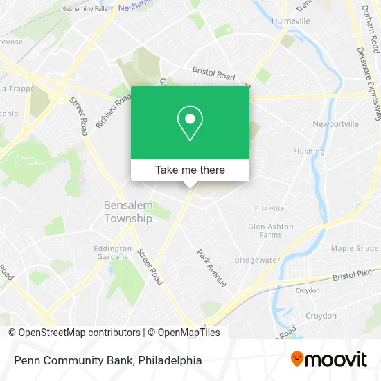 Penn Community Bank map