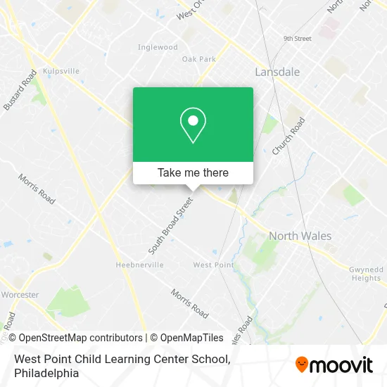 West Point Child Learning Center School map