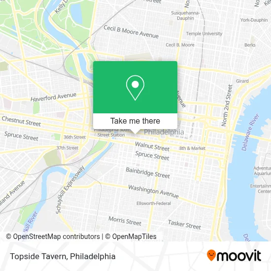Topside Tavern map