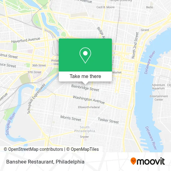 Banshee Restaurant map