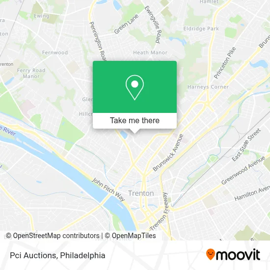 Pci Auctions map