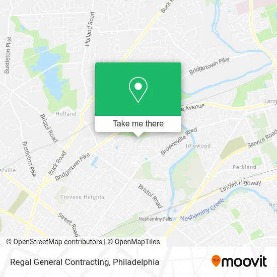 Regal General Contracting map