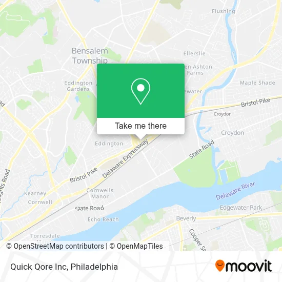 Quick Qore Inc map