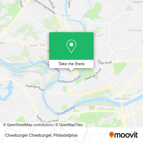 Cheeburger Cheeburger map