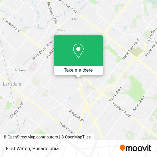 First Watch map