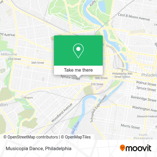 Musicopia Dance map