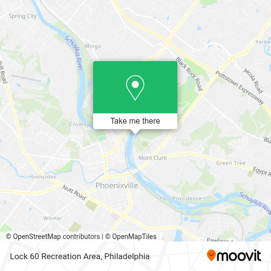 Lock 60 Recreation Area map