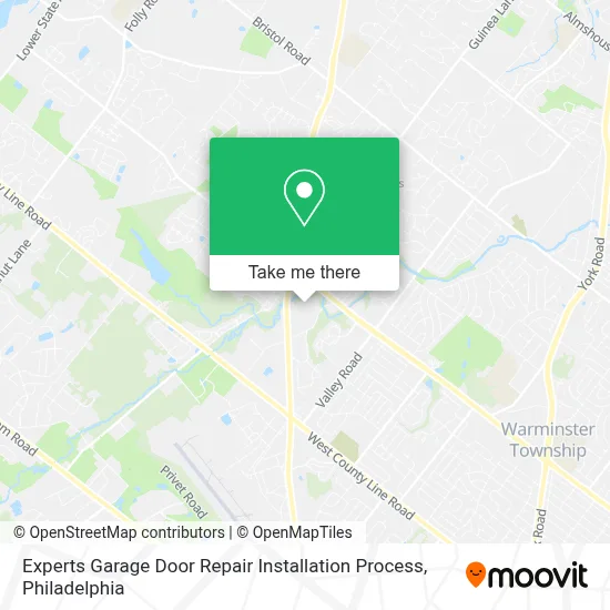 Experts Garage Door Repair Installation Process map
