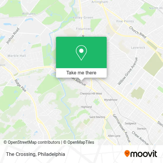 The Crossing map