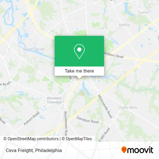Ceva Freight map