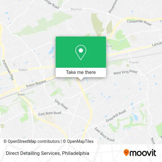 Direct Detailing Services map