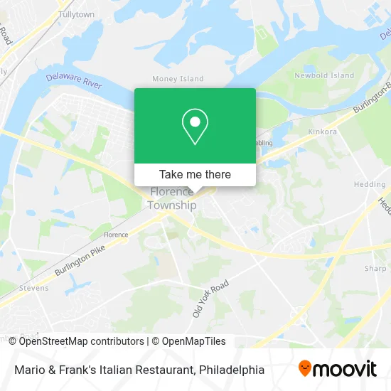 Mario & Frank's Italian Restaurant map