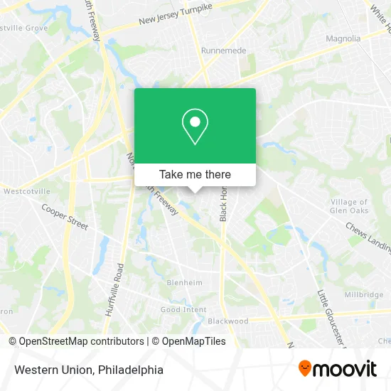 Western Union map