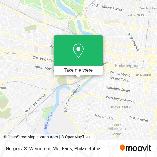 Gregory S. Weinstein, Md, Facs map