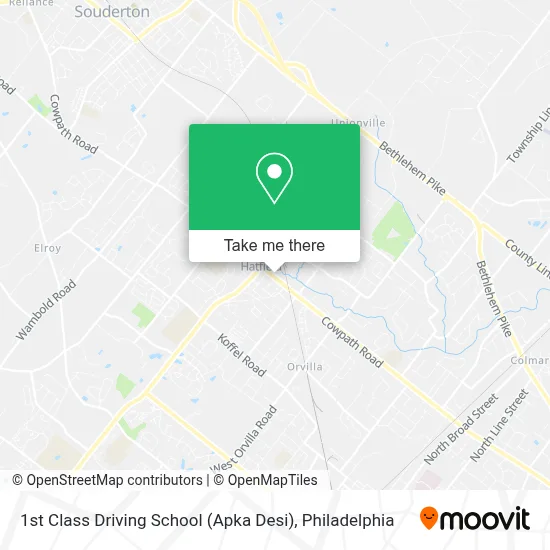 1st Class Driving School (Apka Desi) map