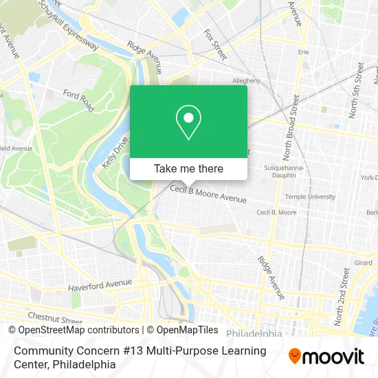 Community Concern #13 Multi-Purpose Learning Center map