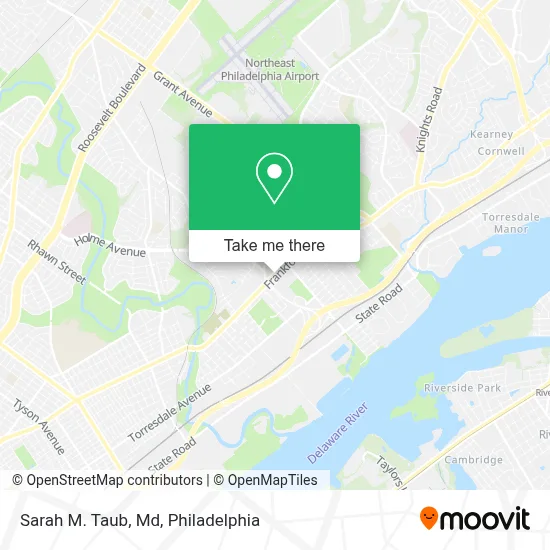 Sarah M. Taub, Md map