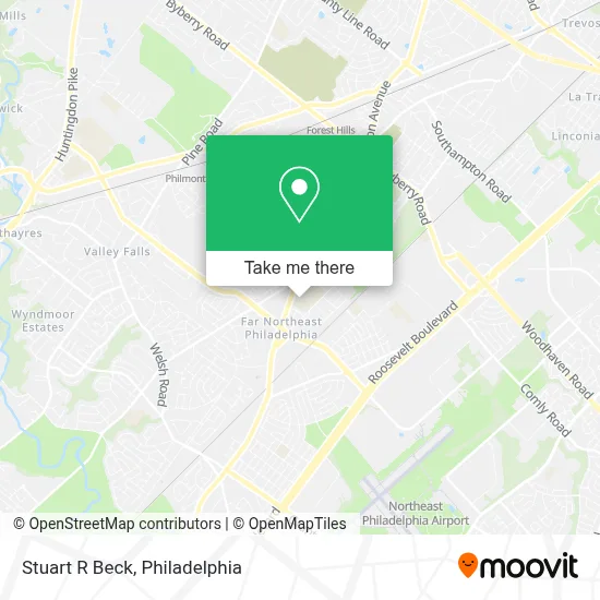 Stuart R Beck map