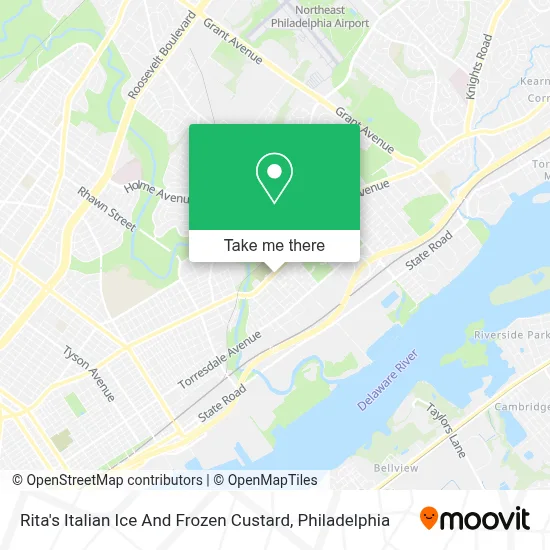 Rita's Italian Ice And Frozen Custard map