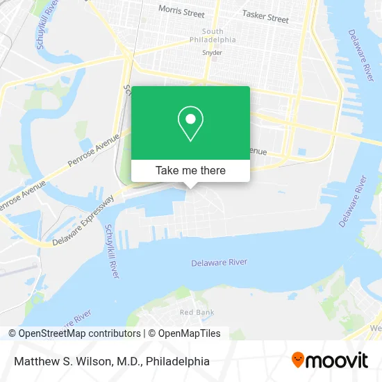 Matthew S. Wilson, M.D. map