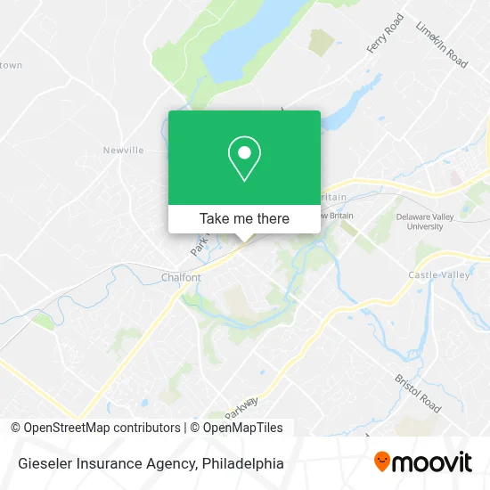 Gieseler Insurance Agency map