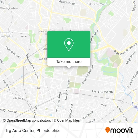 Trg Auto Center map
