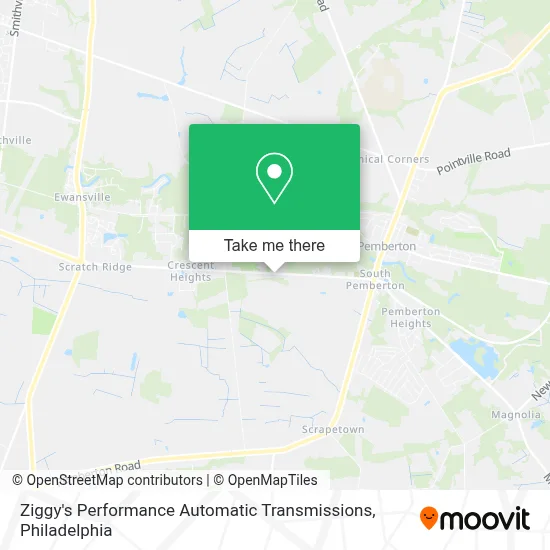 Ziggy's Performance Automatic Transmissions map