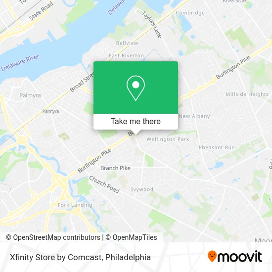 Xfinity Store by Comcast map