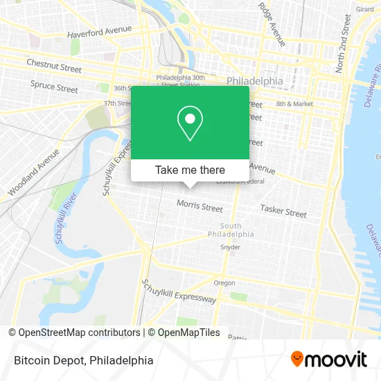 Bitcoin Depot map