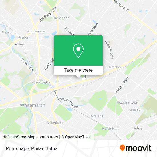 Printshape map