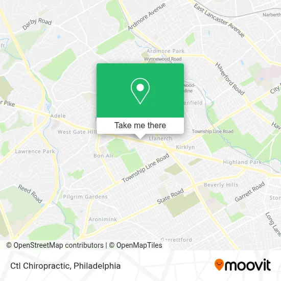 Ctl Chiropractic map