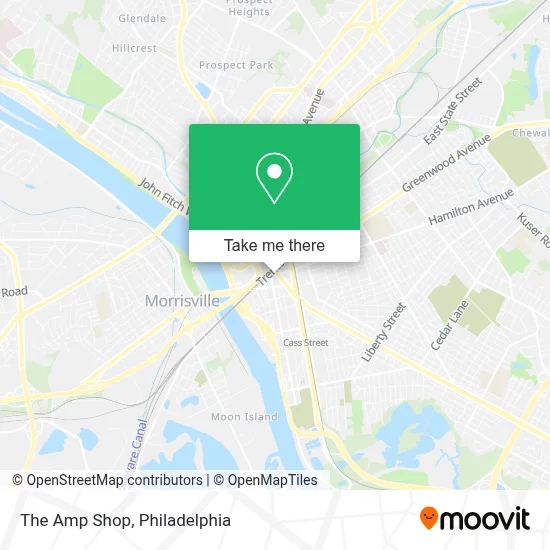 The Amp Shop map