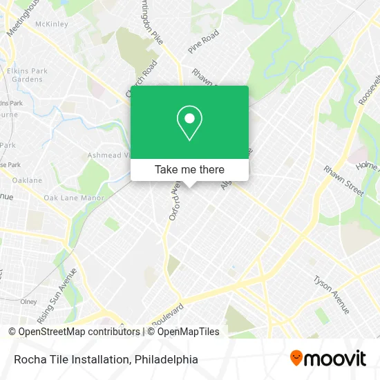 Rocha Tile Installation map