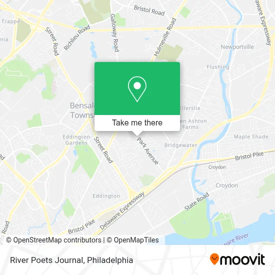 River Poets Journal map
