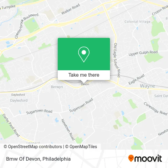 Bmw Of Devon map