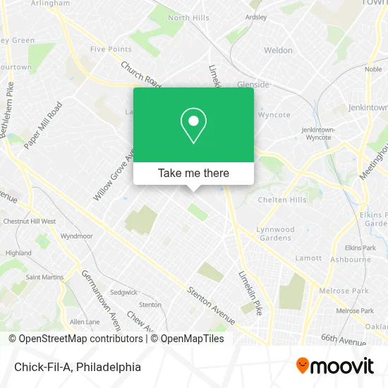 Chick-Fil-A map