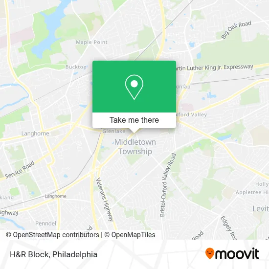 H&R Block map