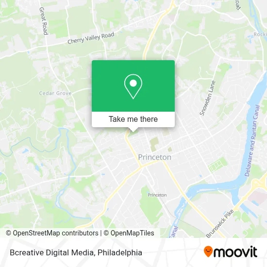 Bcreative Digital Media map