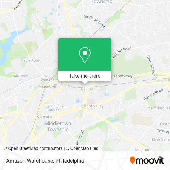 Amazon Warehouse map