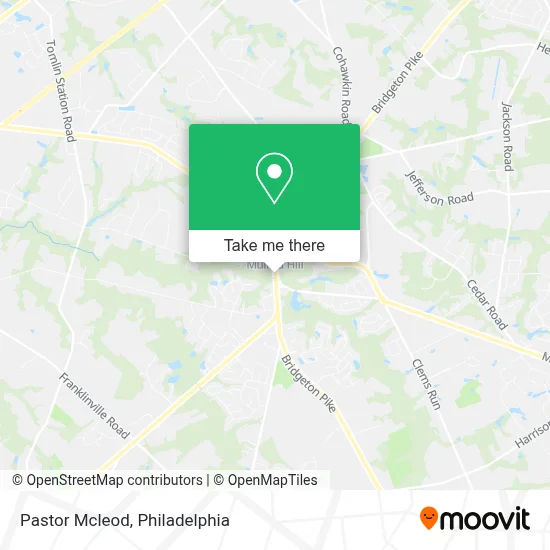 Pastor Mcleod map